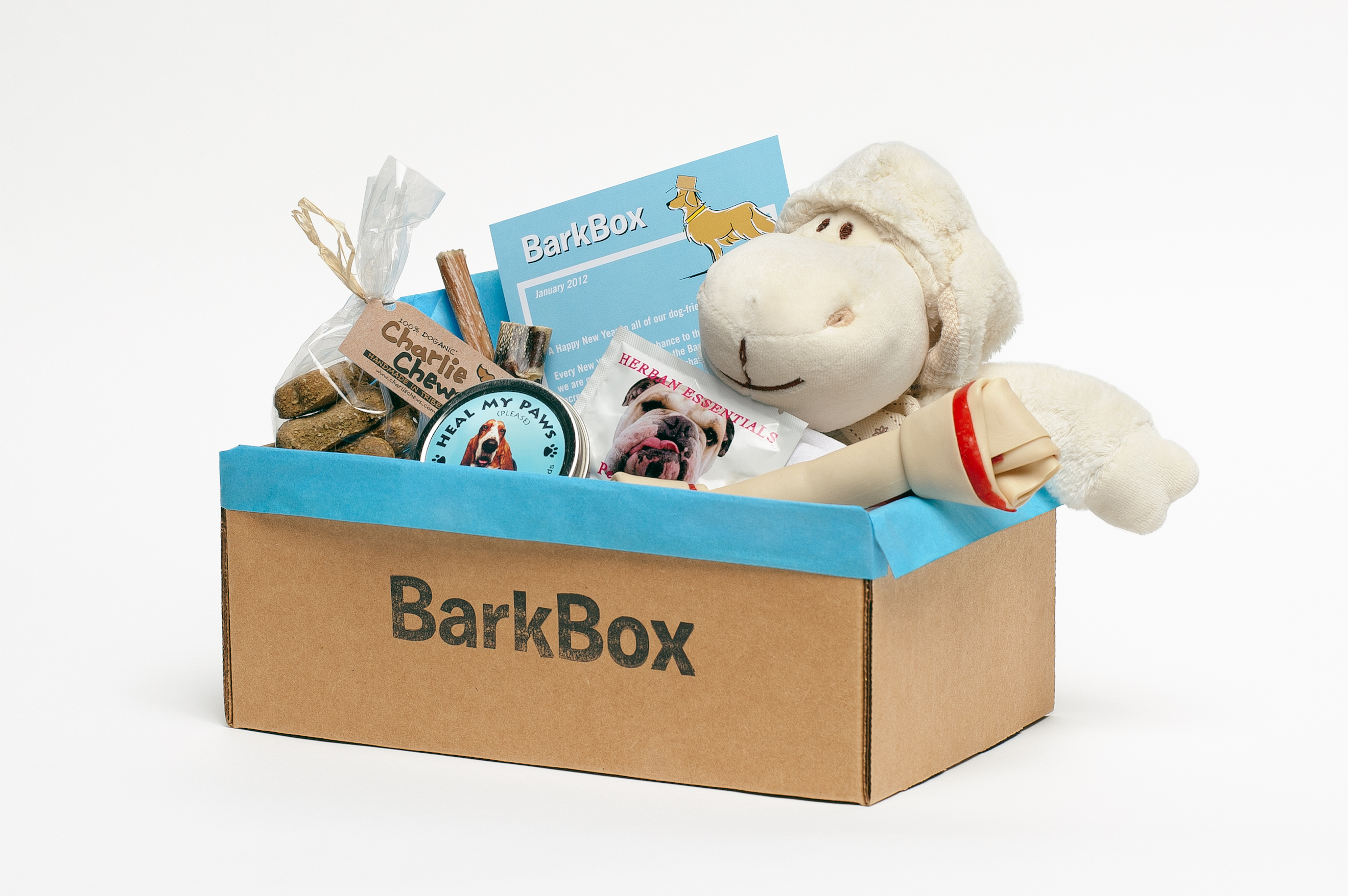 barkbox product pet treats dog toys
