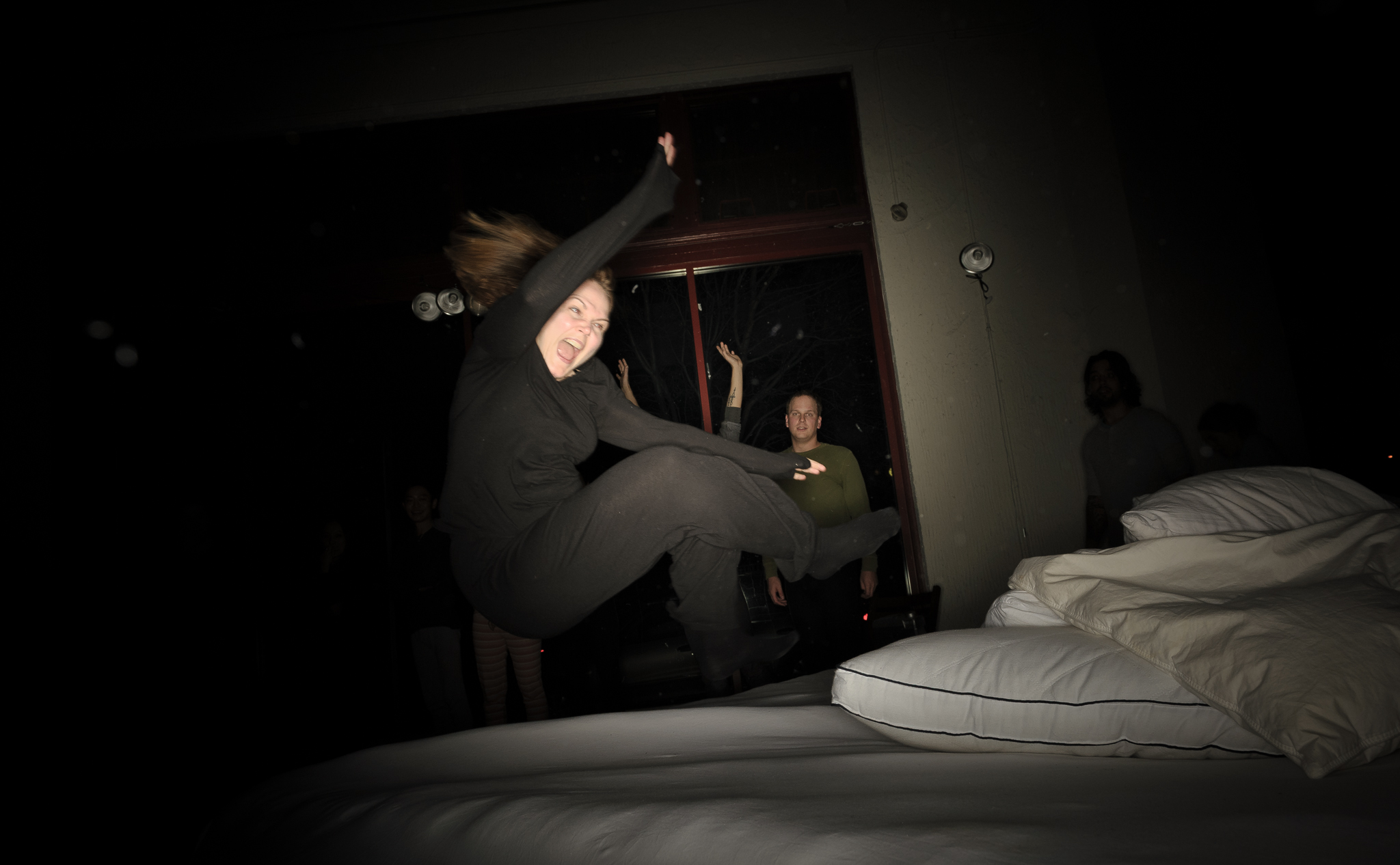 grown-up slumber party