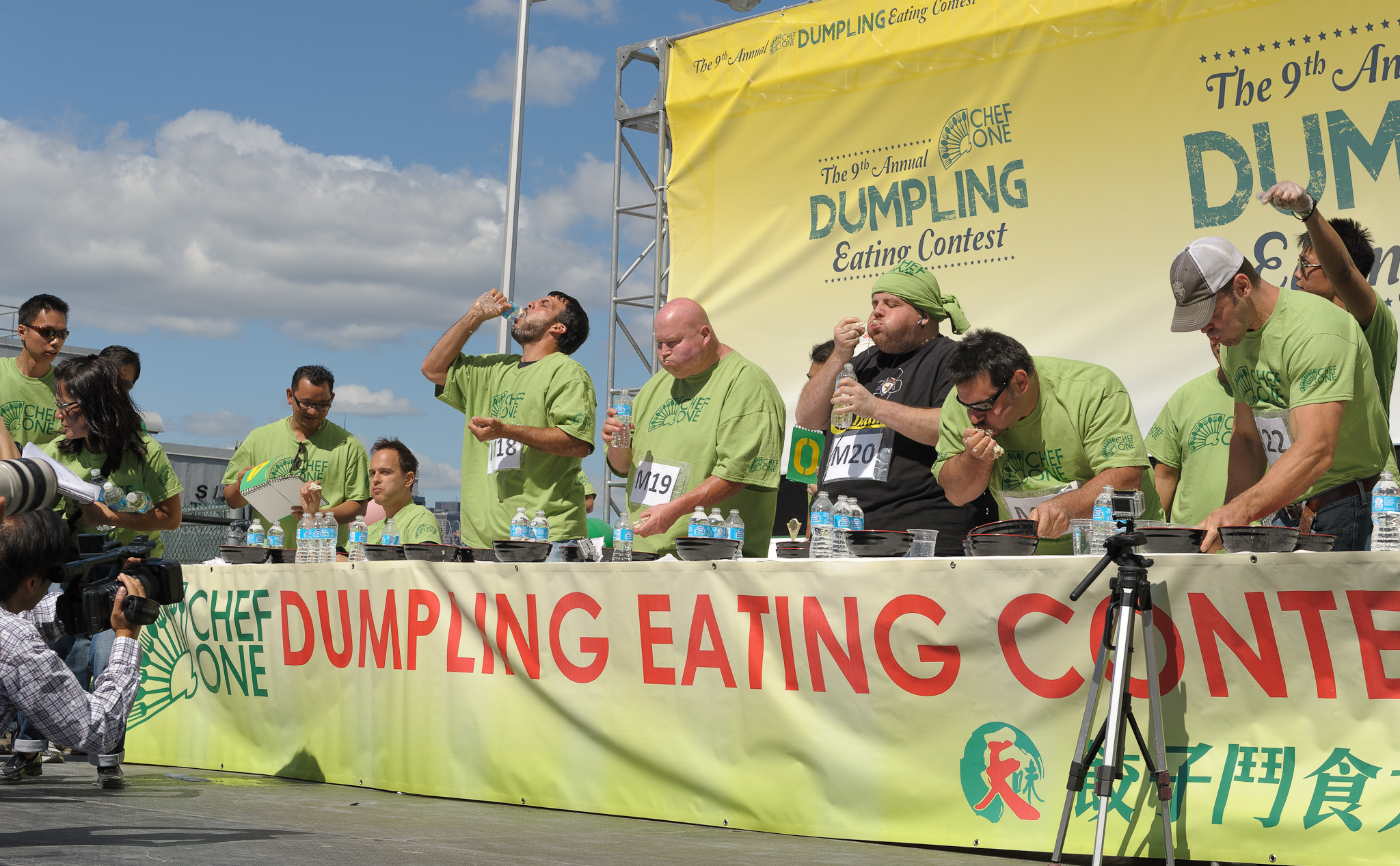 dumpling eating contest williamsburg 2012
