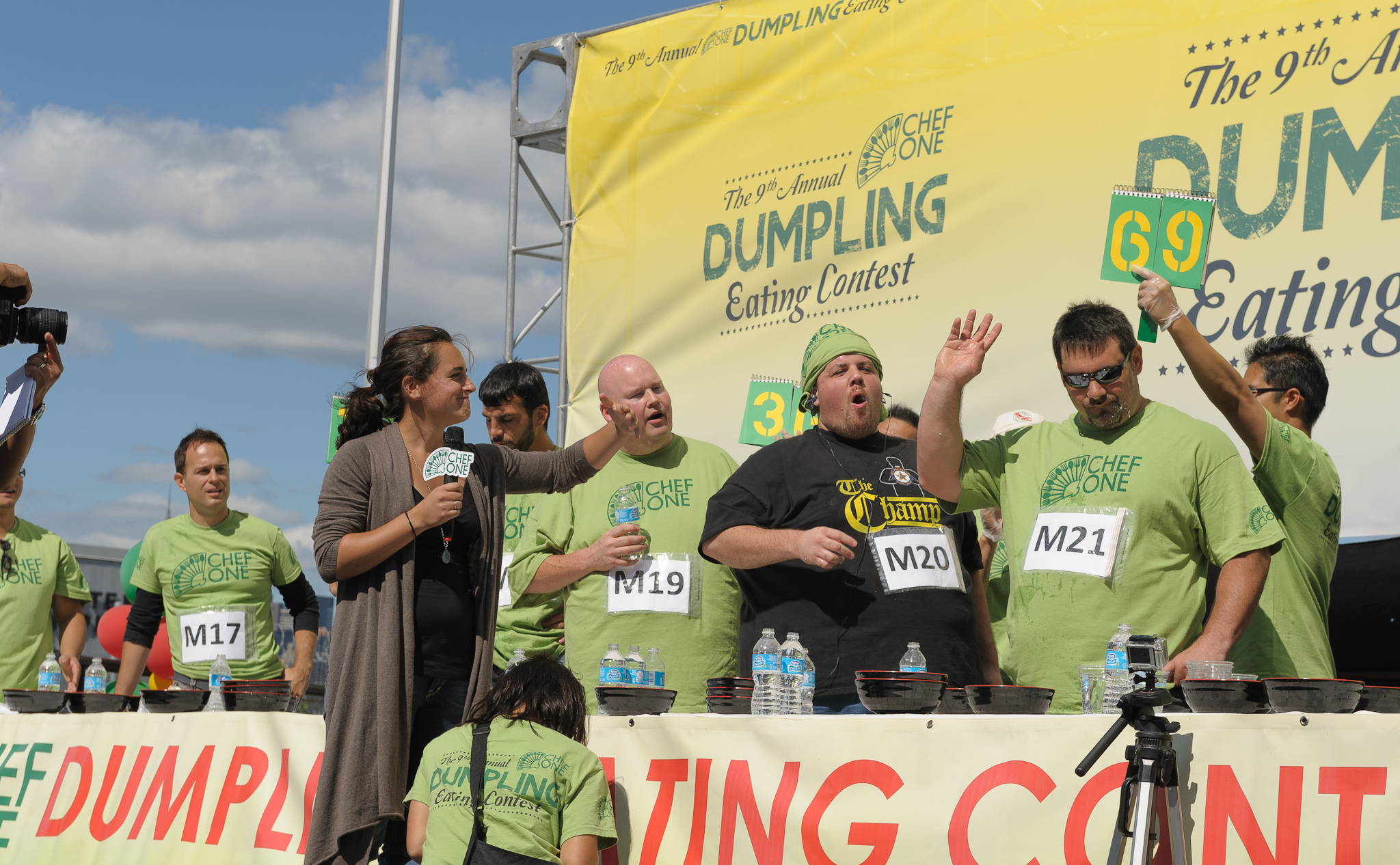 dumpling eating contest williamsburg 2012