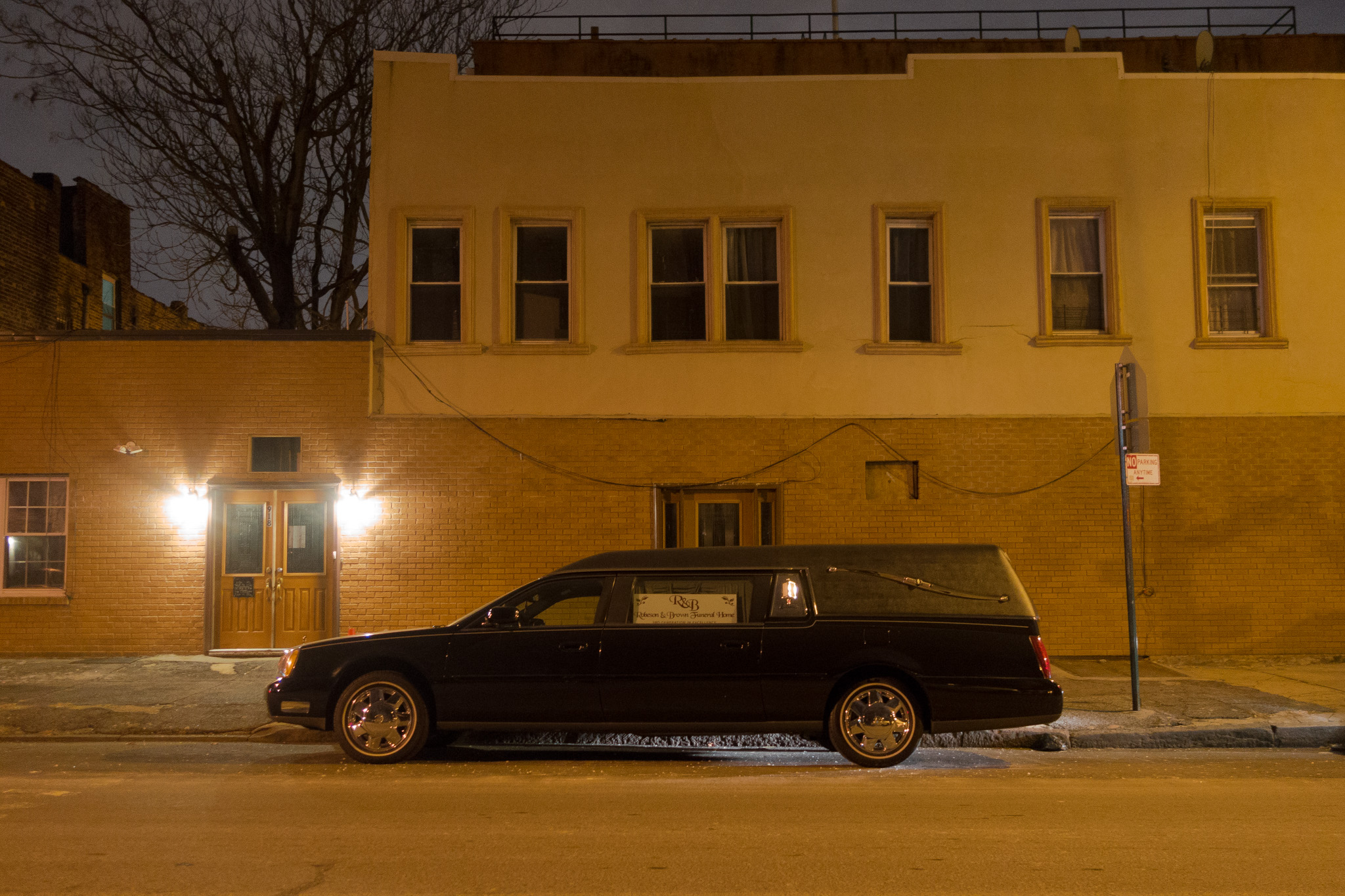 My apartment, the business downstairs.