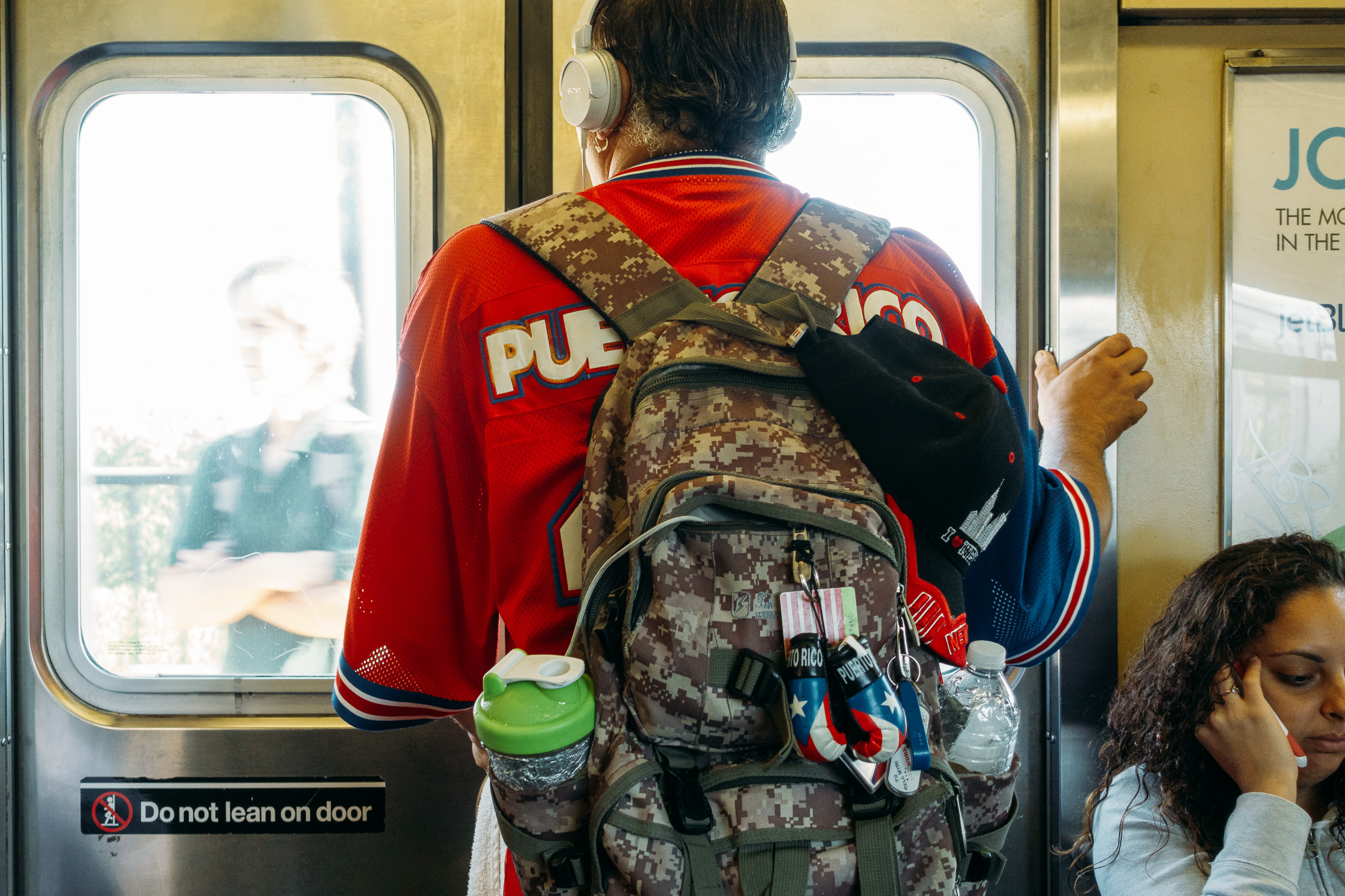 A man carries more cultural signifiers on his body than I can process this morning.