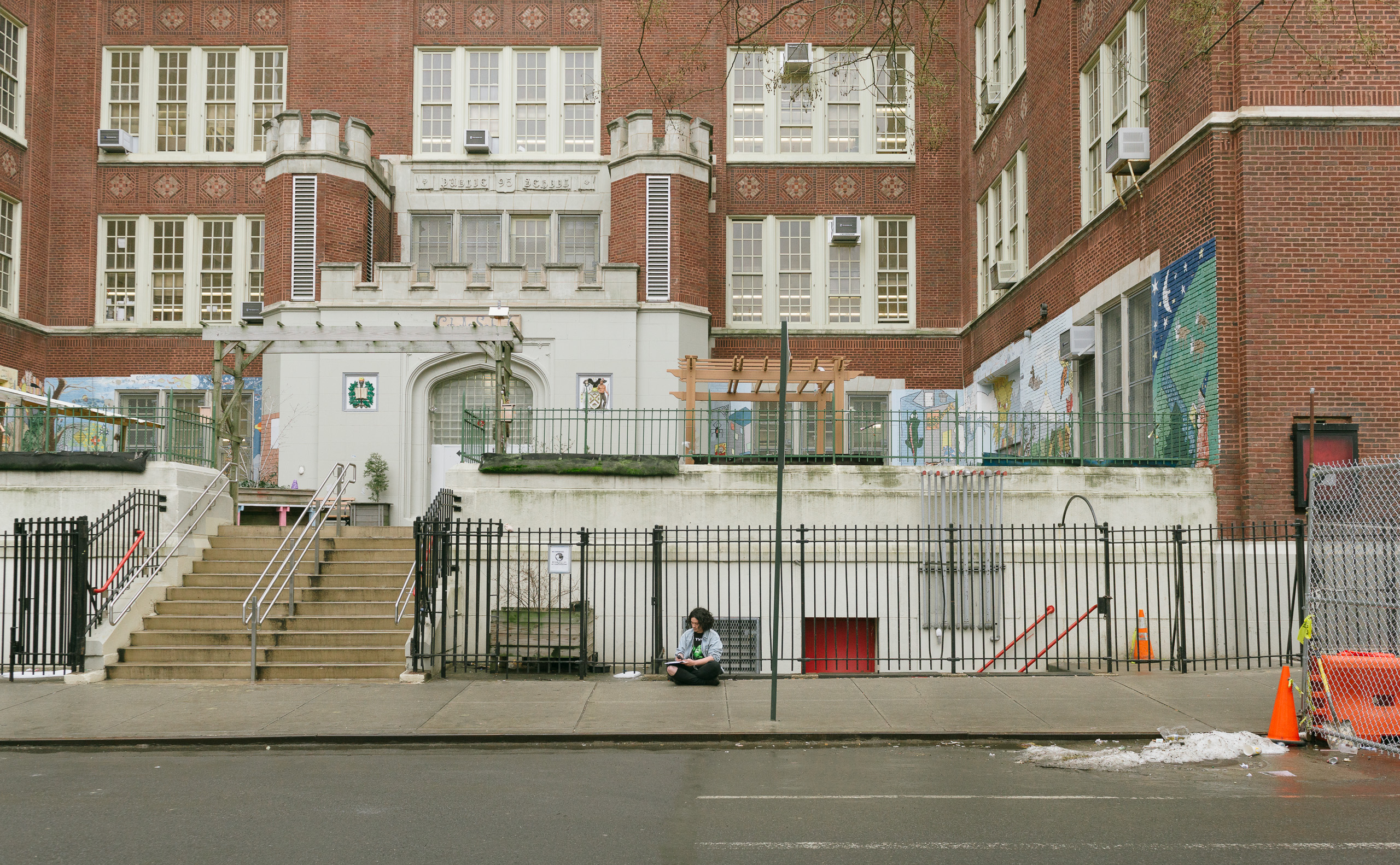 Lyricist at work in the West Village or maybe this is Hudson Square