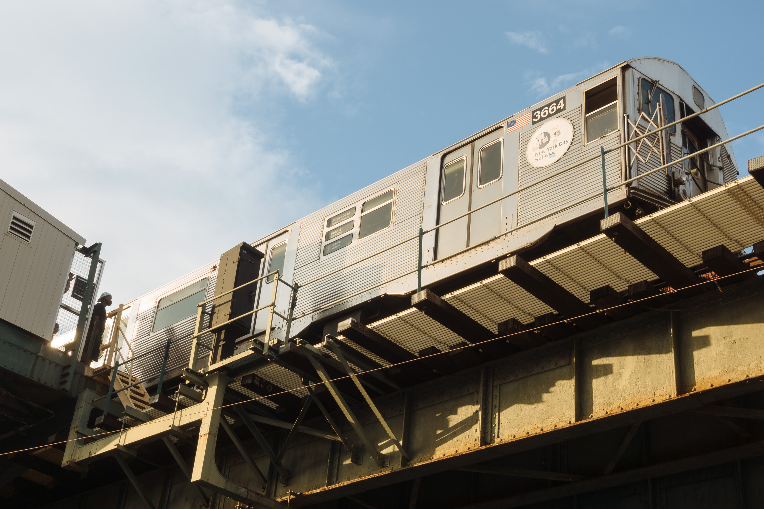 J Train at Kosciusko Street