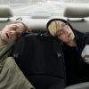 Dean and Brittany taking a nap in the back seat Dean and Brittany taking a nap in the back seat