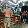 Bareback Crustbro buys tobacco product