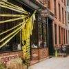 Nita Nita in Williamsburg, Brooklyn has closed and become a gentrification crime scene/artist installation.