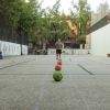 Dodgeball about to start in Manhattan