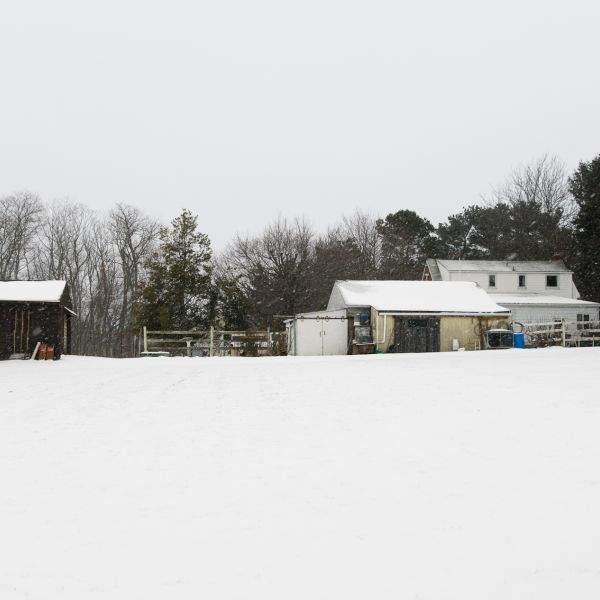 grandparents house in winter