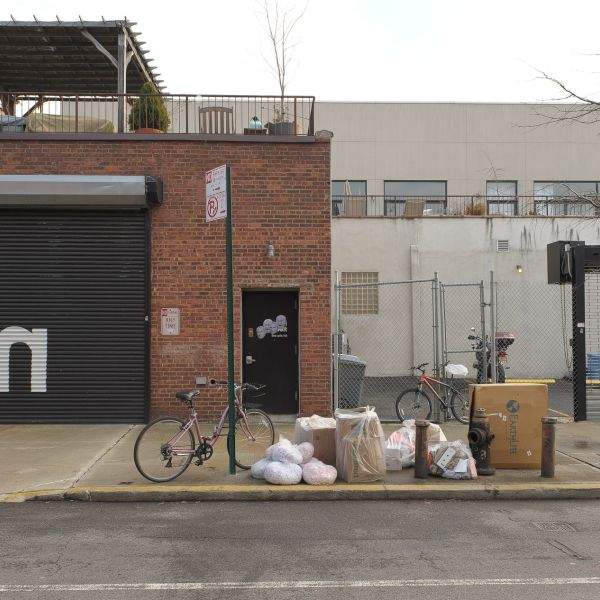 Outside 60 Freeman St, in Greenpoint, Brooklyn.