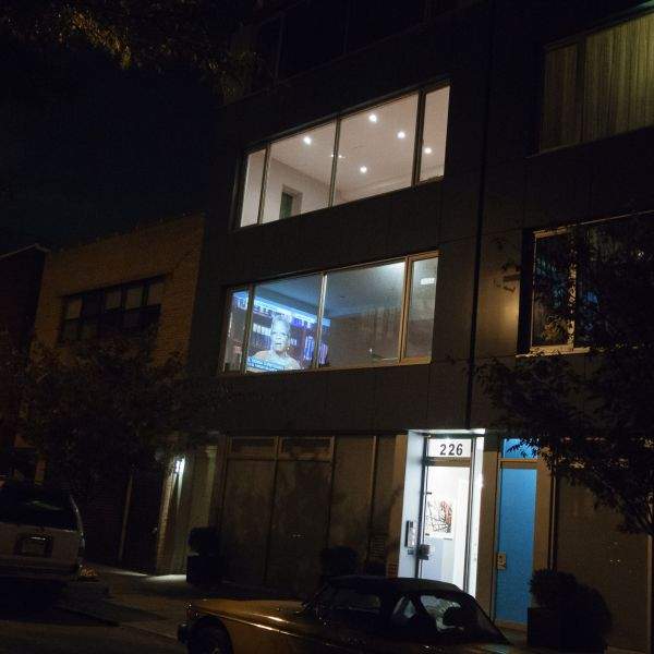 projection msnbc wall apartment