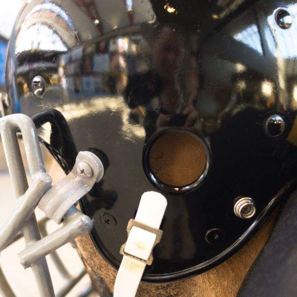 steeler statue helmet airport