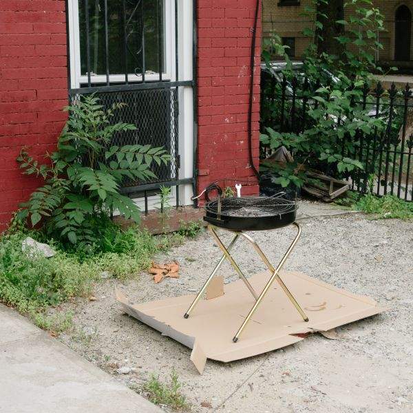 grill set up by idiots fire imminent
