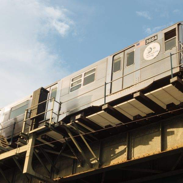 J Train at Kosciusko Street