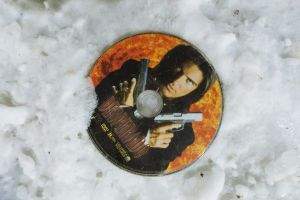 A lone gunman in the snow.