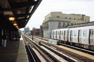 J Trains Stacking in Bed-Stuy