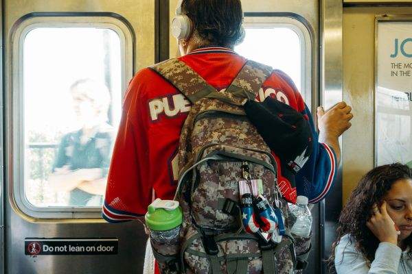 A man carries more cultural signifiers on his body than I can process this morning.