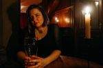Lisa, by candlelight, at a Kruezberg Bar Lisa, by candlelight, at a Kruezberg Bar