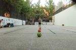 Dodgeball about to start in Manhattan