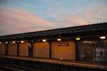 Rich colors over Gates Ave J stop at sunset