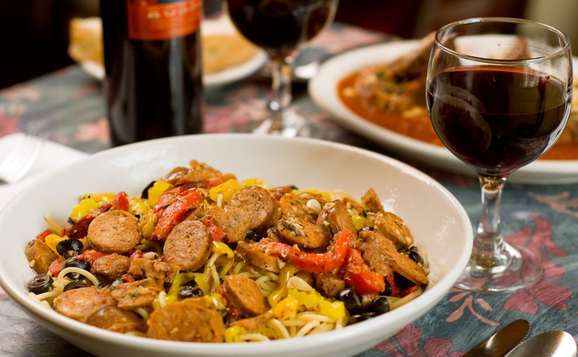 italian food at ristorante del's delpizzo pittsburgh bloomfield pa