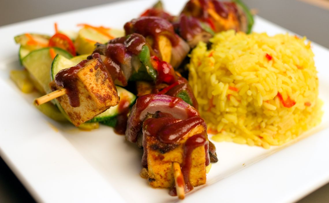 double wide grille pittsburgh pa tofu skewer rice