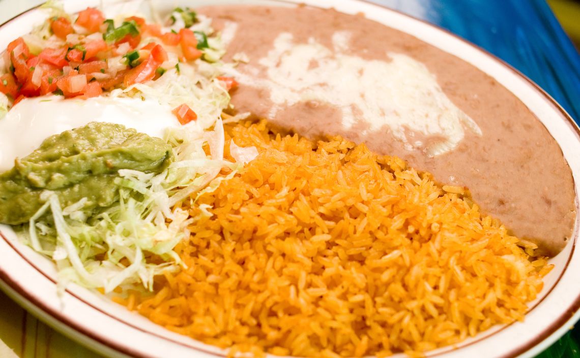 Frijoles y Arroz at El Campesino