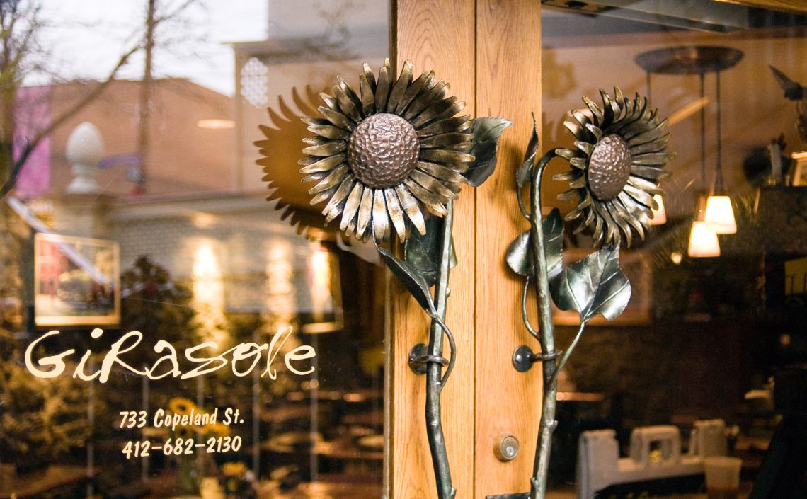 girasole italian restaurant pittsburgh pa front door