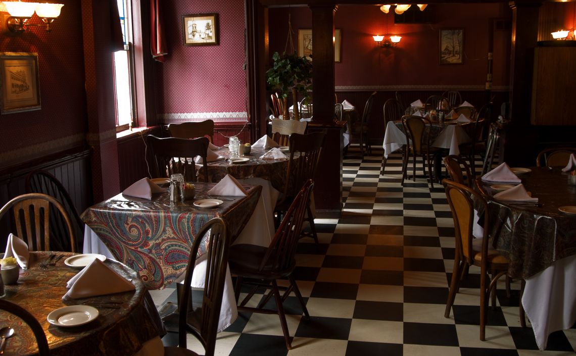 Front Dining Room at Hotel Saxonburg