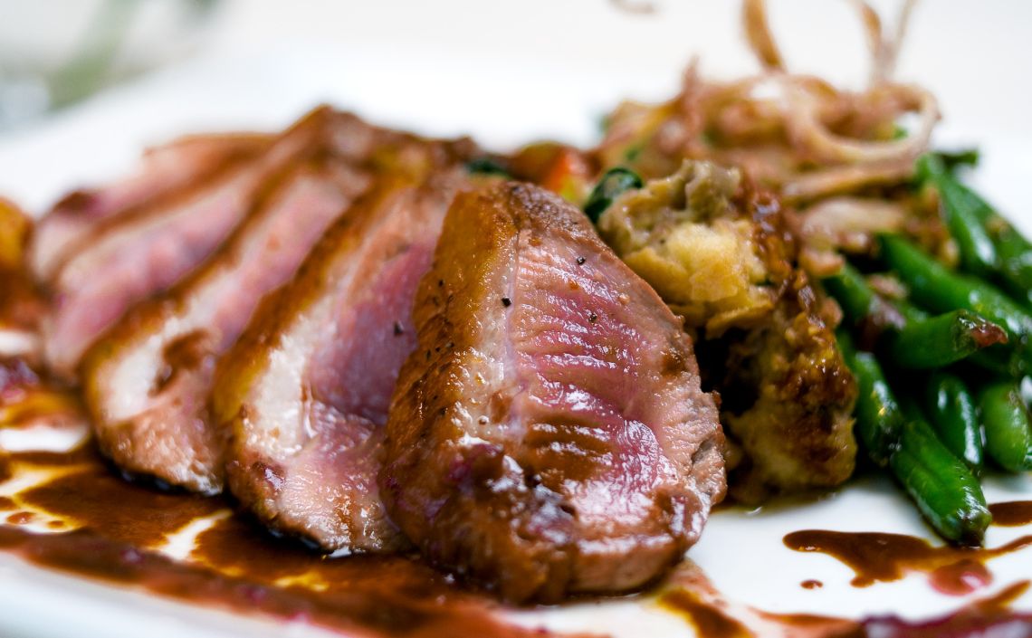 Seared Duck at Iovino's
