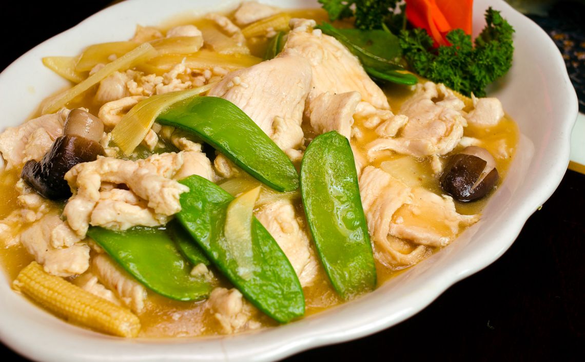 Garlic Chicken at Jimmy Tsang's