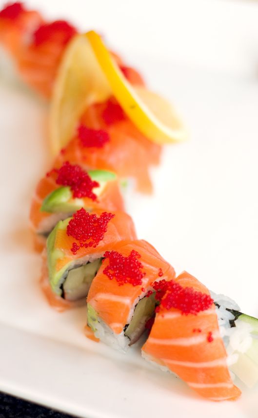 Salmon Avocado Maki at Nakama