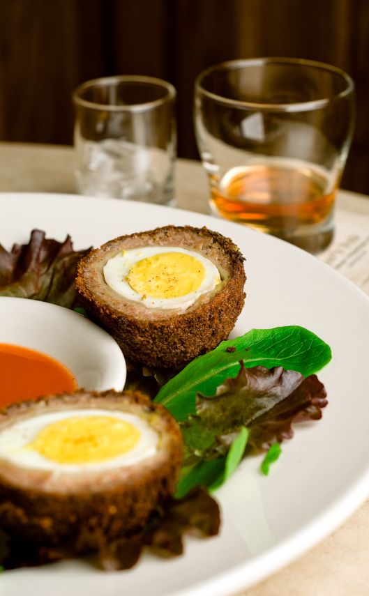 Scotch Eggs at Piper's Pub