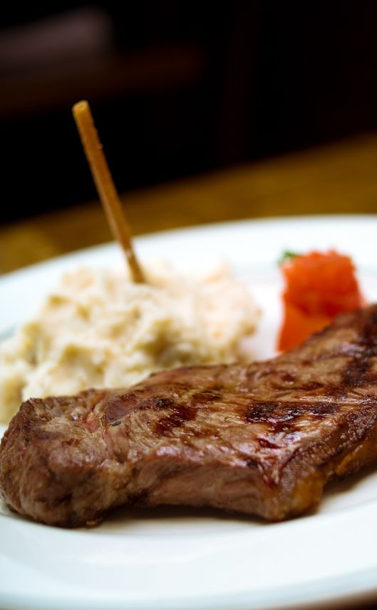 NY Strip Steak at Pittsburgh Steak Company