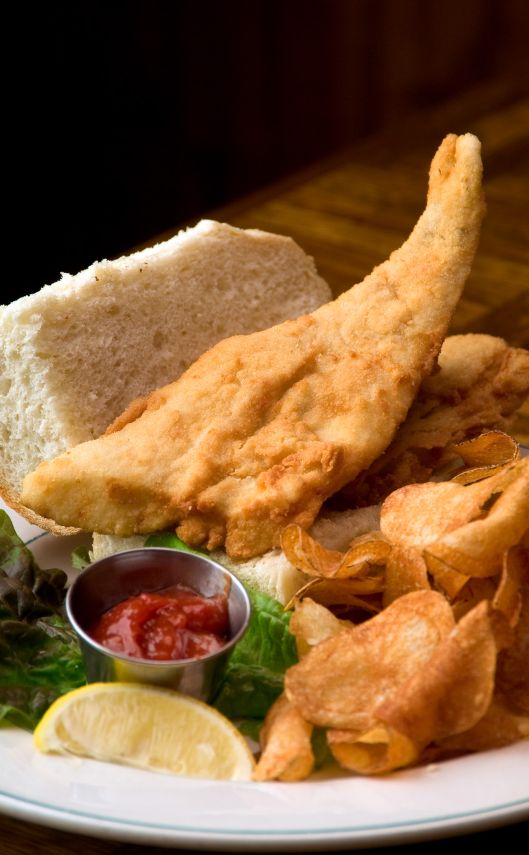 Whale of a Cod Sandwich at Pittsburgh Steak Company