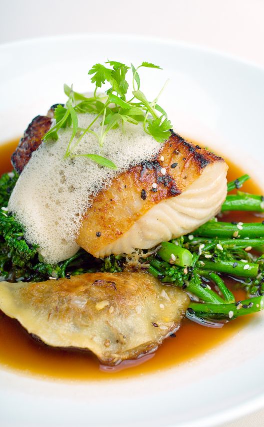 Sea Bass at Steelhead Grille