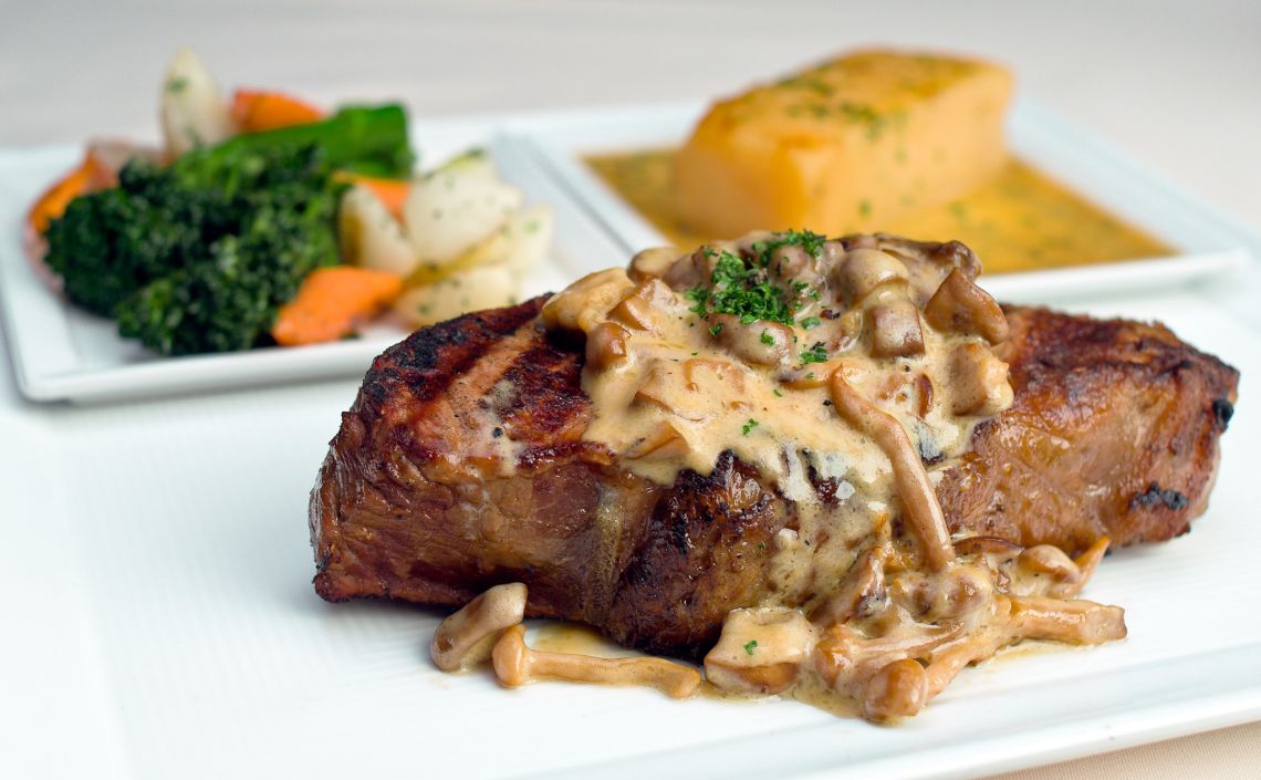NY Strip Steak at Steelhead Grille