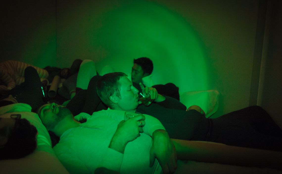 grown-up slumber party