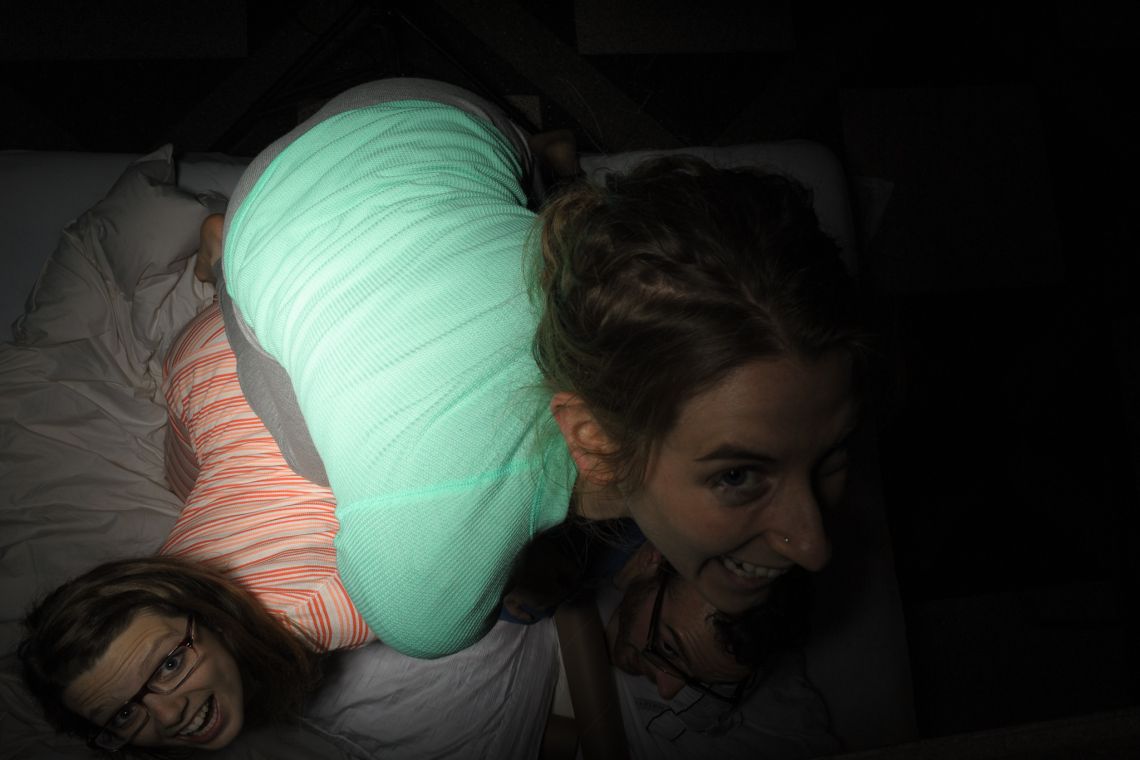 grown-up slumber party