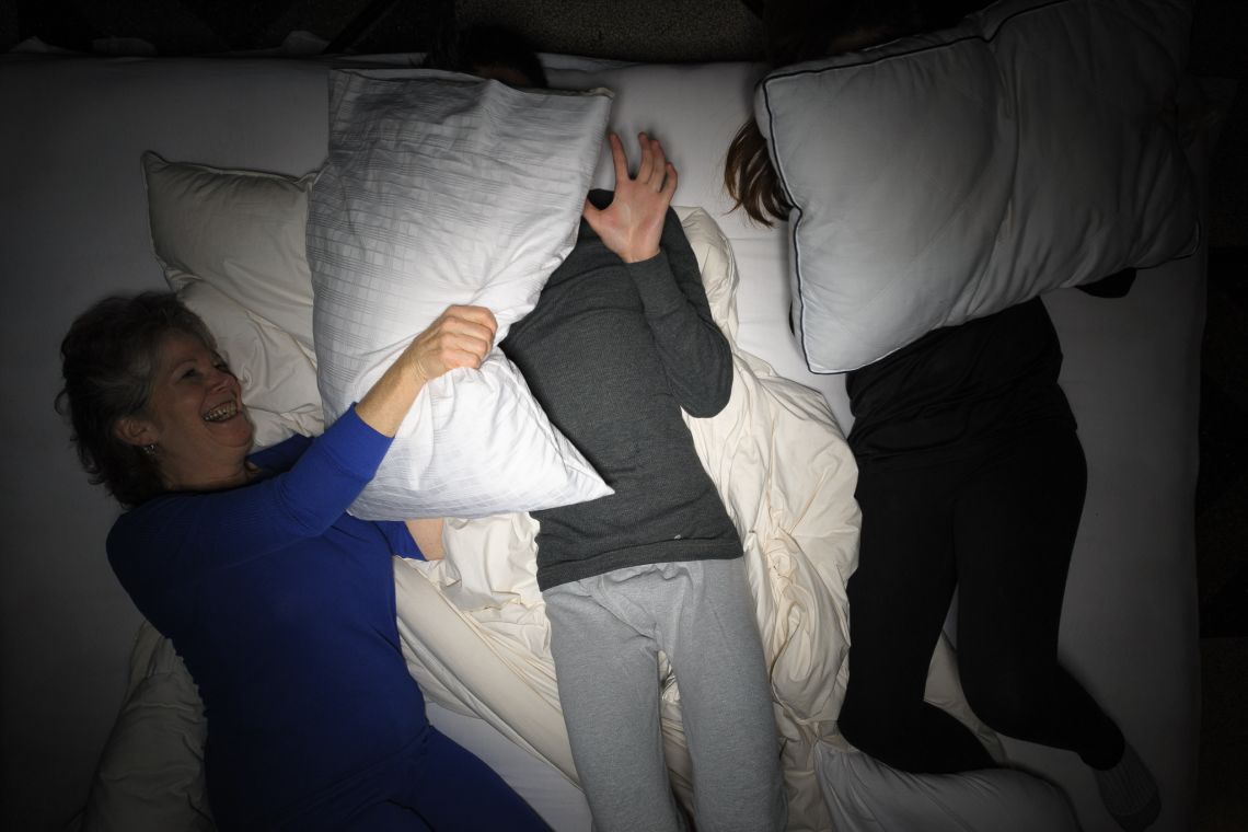 grown-up slumber party