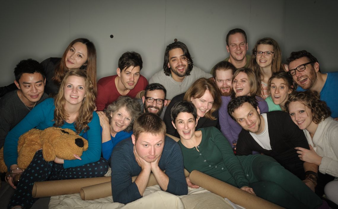 grown-up slumber party