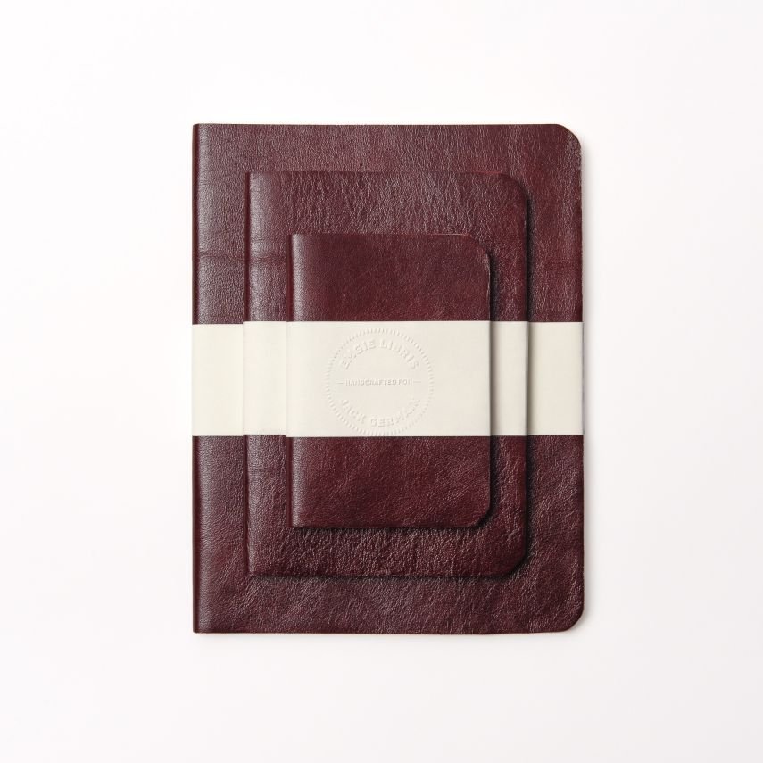 Jack Germain &amp; Emgie Libris Leather-bound Book