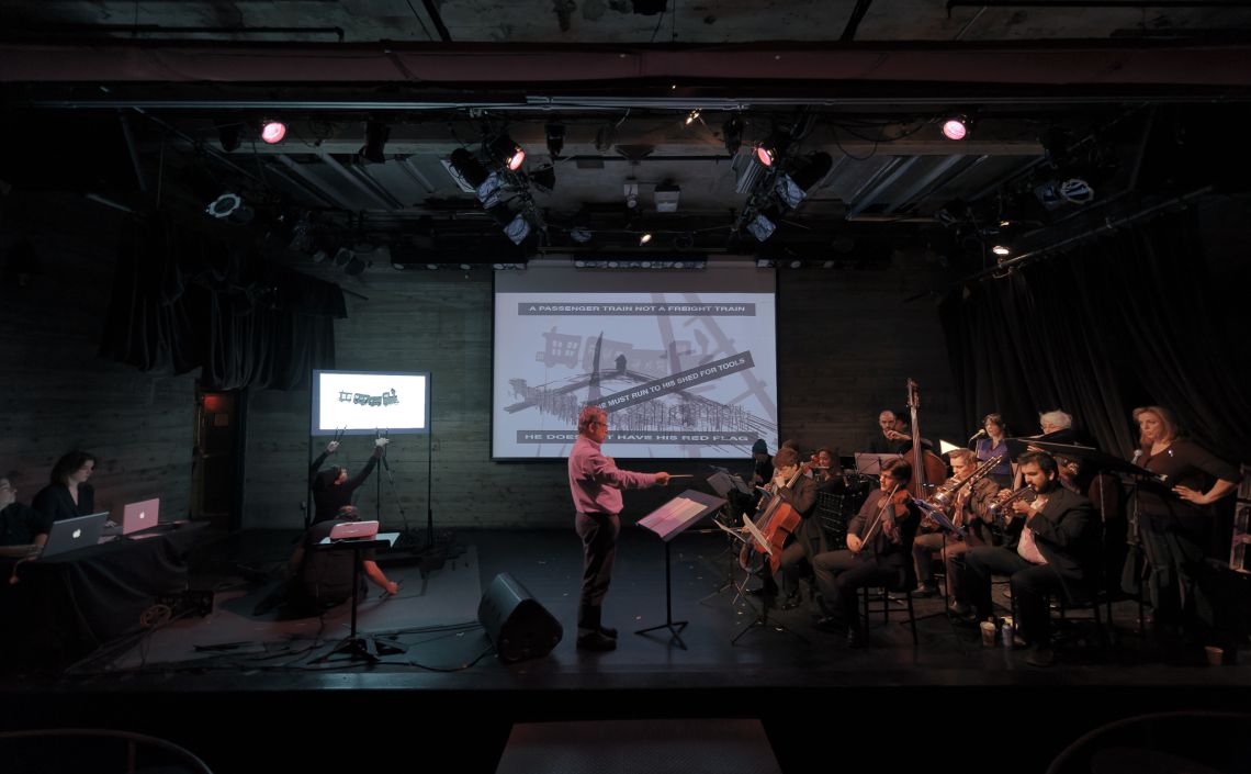 le train bleu musician orchestra ensemble dark galapagos brooklyn