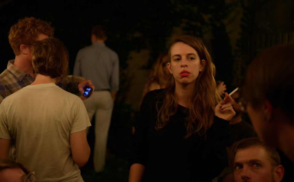 A guest is totally not concerned at all with being photographed