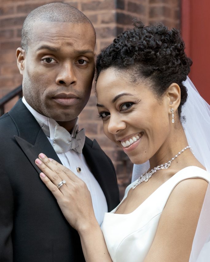 not a real wedding couple