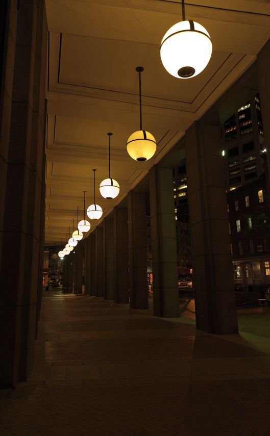 outside the goldman sachs building in financial district