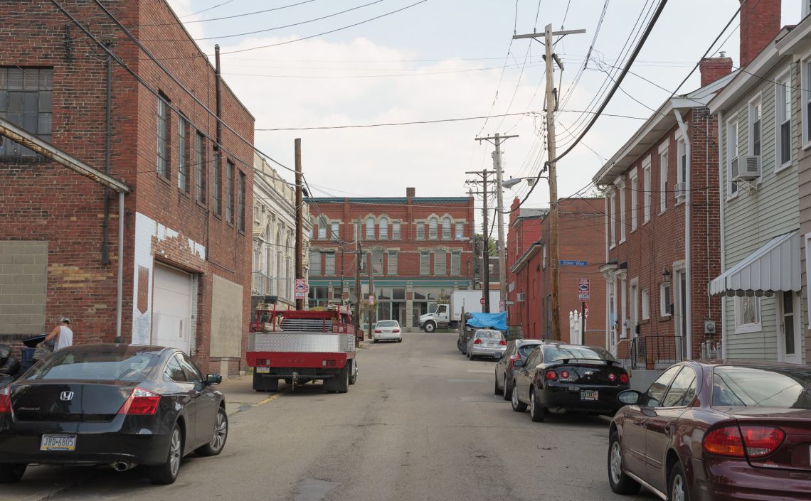 a view of eden way in lawrenceville the dark knight rises pittsburgh