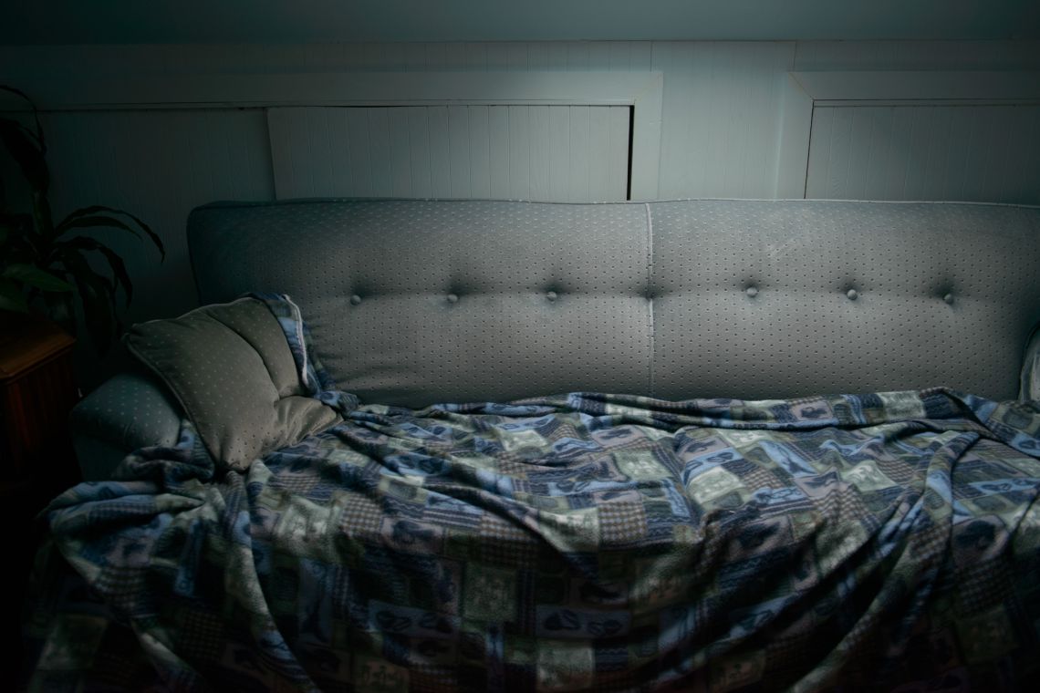 blue couch