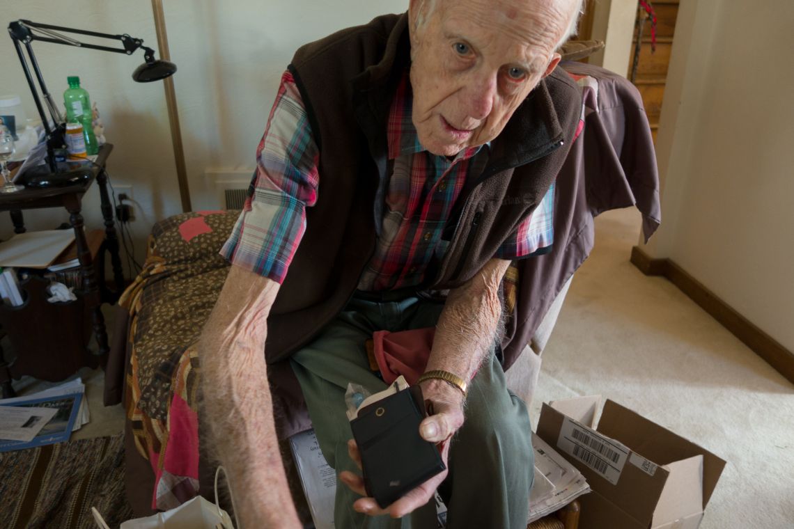 Pap offering me the wallets