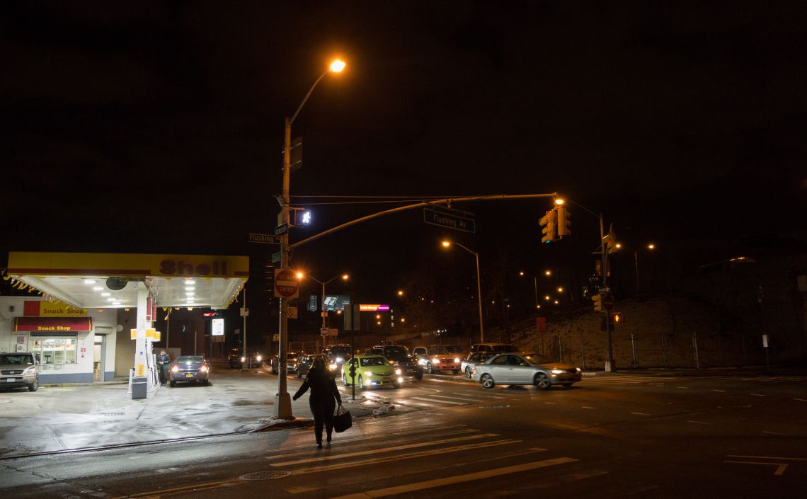 That crosswalk light in South Williamsburg seems really high